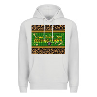 Dove Grey Dead inside but feeling lucky 20oz skinny tumbler Premium Hoodie - HowdyJamesFarm