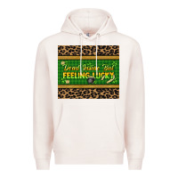 Pale Pink Dead inside but feeling lucky 20oz skinny tumbler Premium Hoodie - HowdyJamesFarm