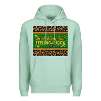 Seafoam Dead inside but feeling lucky 20oz skinny tumbler Premium Hoodie - HowdyJamesFarm