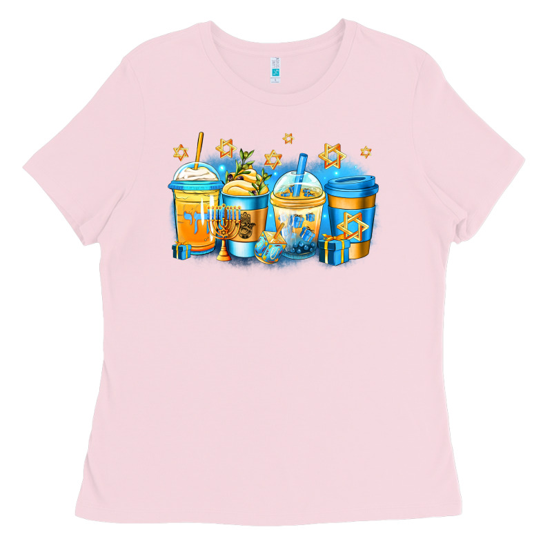 Hanukkah Coffee Ladies Tee by Jasminsmagicworld | Teevron