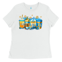 White hanukkah coffee Ladies Tee - Jasminsmagicworld