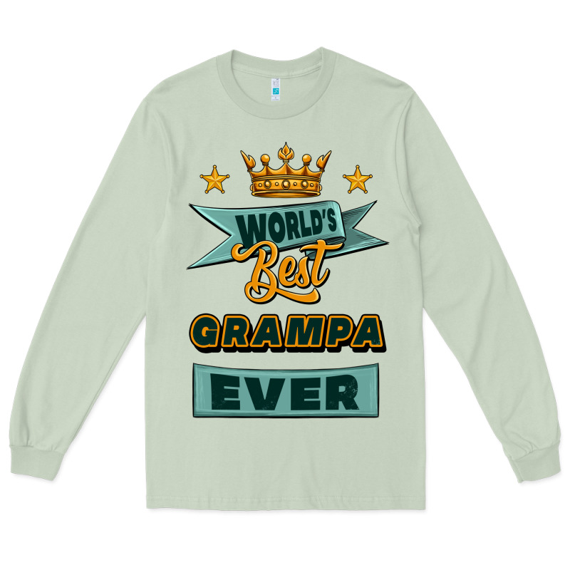 World's Best Grampa Ever Long Sleeve Tee by Jasminsmagicworld | Teevron