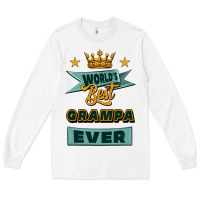 White world's best grampa ever Long Sleeve Tee - Jasminsmagicworld