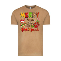 Merry Christmas Paws Vintage Tee | Teevron
