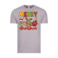 Vintage Zinc merry christmas paws Vintage Tee - MaliasSmallBusiness