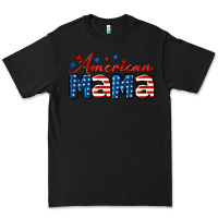 Black American Mama Premium Tee - LillyAllenDesigns