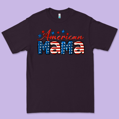 American Mama Premium Tee Designed By Lillyallendesigns