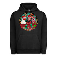 Pigment Black Chickens Urban Hoodie - CowhideDigitalArt