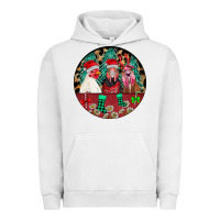 Pigment Lunar Rock Chickens Urban Hoodie - CowhideDigitalArt