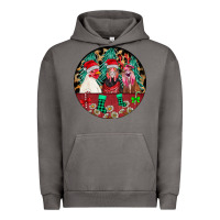 Pigment Tornado Chickens Urban Hoodie - CowhideDigitalArt