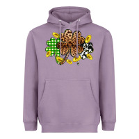 Lavender St. Patrick's Day shamrocks Heavyweight Hoodie - OliviaCreatesArt
