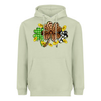 Matcha St. Patrick's Day shamrocks Heavyweight Hoodie - OliviaCreatesArt