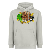 Moon Dust St. Patrick's Day shamrocks Heavyweight Hoodie - OliviaCreatesArt