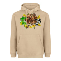 Mushroom St. Patrick's Day shamrocks Heavyweight Hoodie - OliviaCreatesArt