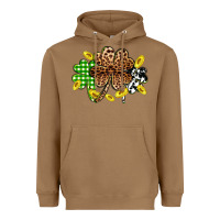 Toasted Coconut St. Patrick's Day shamrocks Heavyweight Hoodie - OliviaCreatesArt