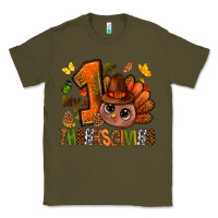 Army Green my first thanksgiving with turkey bbs Classic Tee - BundleAndBundleShop