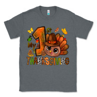 Charcoal Heather my first thanksgiving with turkey bbs Classic Tee - BundleAndBundleShop