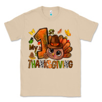 Mushroom my first thanksgiving with turkey bbs Classic Tee - BundleAndBundleShop