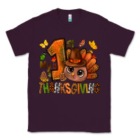 Plum my first thanksgiving with turkey bbs Classic Tee - BundleAndBundleShop