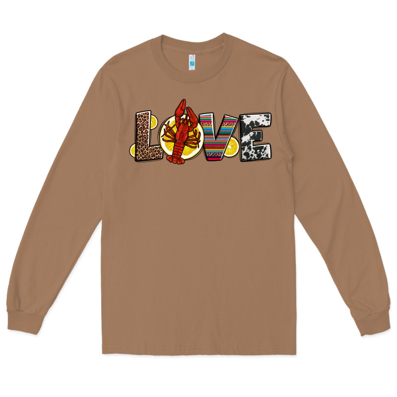 Love Crawfish Western Mardi Gras Long Sleeve Tee by Jasminsmagicworld | Teevron