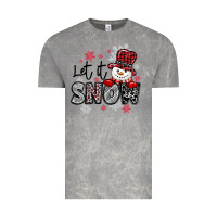 Cloud Rock let it snow sowman snowflake Vintage Tee - MaliasSmallBusiness