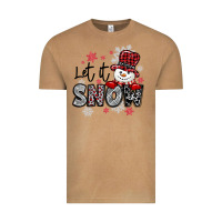 Vintage Camel let it snow sowman snowflake Vintage Tee - MaliasSmallBusiness