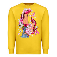 Lemon Cancer high heels Breast Cancer Premium Sweatshirt - FaDigitalArtStudio