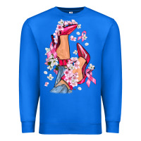 True Royal Cancer high heels Breast Cancer Premium Sweatshirt - FaDigitalArtStudio