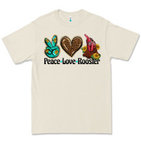 Bone peace love rooster Premium Tee - BarkalooDesign