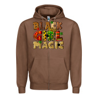 Chestnut black girl magic juneteenth Zipper Hoodie - CowGirlArtShop
