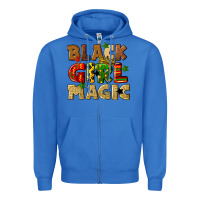 True Royal black girl magic juneteenth Zipper Hoodie - CowGirlArtShop