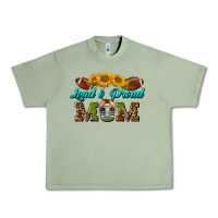 Oil Green Western Loud And Proud Mom Urban Heavy Tee - BundleAndBundleShop