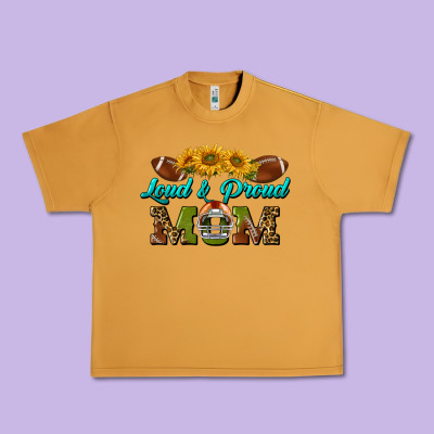 Western Loud And Proud Mom Urban Heavy Tee Designed By Bundleandbundleshop
