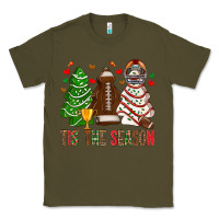 Army Green tis' the season american football christmas cakes bbs Classic Tee - BundleAndBundleShop