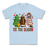 Dusty Blue tis' the season american football christmas cakes bbs Classic Tee - BundleAndBundleShop