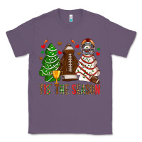 Lavender tis' the season american football christmas cakes bbs Classic Tee - BundleAndBundleShop