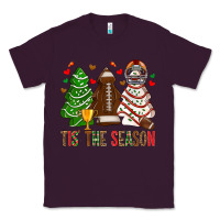 Plum tis' the season american football christmas cakes bbs Classic Tee - BundleAndBundleShop