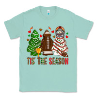 Seafoam tis' the season american football christmas cakes bbs Classic Tee - BundleAndBundleShop