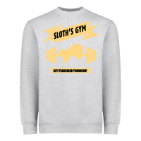 Heather Grey Sloth s Gym Heavyweight Sweatshirt - Bettercallsaul
