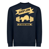 Navy Sloth s Gym Heavyweight Sweatshirt - Bettercallsaul