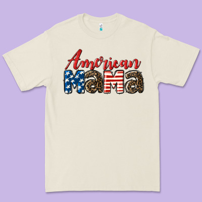 Western American Mama Premium Tee Designed By Lillyallendesigns