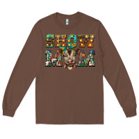 Chestnut show mom brown calf Long Sleeve Tee - BarkalooDesign
