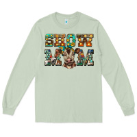 Matcha show mom brown calf Long Sleeve Tee - BarkalooDesign