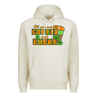 Oatmeal Heather All you need is coffee and lucky Premium Hoodie - CowGirlArtShop