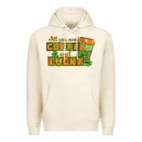 Tofu All you need is coffee and lucky Premium Hoodie - CowGirlArtShop