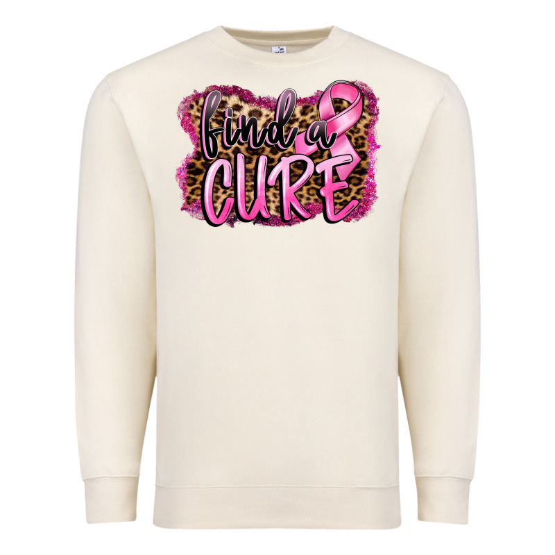 Find A Cure Premium Sweatshirt by FaDigitalArtStudio | Teevron
