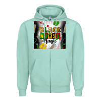 Seafoam black nurse magic Zipper Hoodie - CowGirlArtShop