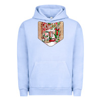 Pigment Grape Ice Christmas Pocket Urban Hoodie - CowhideDigitalArt