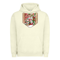 Pigment Pistachio Christmas Pocket Urban Hoodie - CowhideDigitalArt