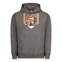 Pigment Tornado Christmas Pocket Urban Hoodie - CowhideDigitalArt